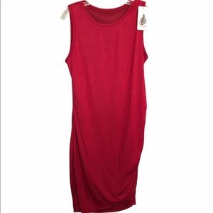 BTFBM Red Sleeveless Tee Dress L